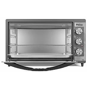 Forno Elétrico Philco PFE52P 50L Timer de 60 minutos Dupla Resistência Preto 110V