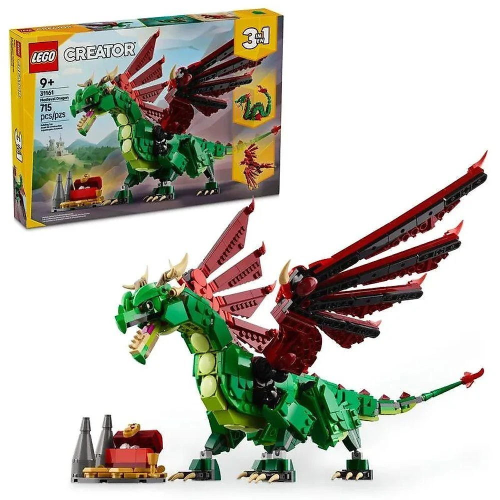 Lego Creator Dragão Medieval - 715 Peças 31161
