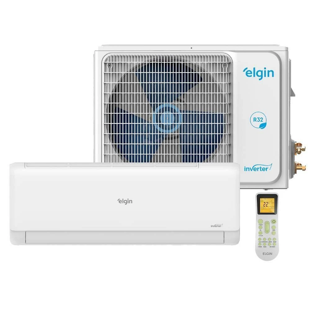 Ar condicionado split elgin eco inverter ii wi-fi 30000 btus quente e frio 220v hjqe30c2cb