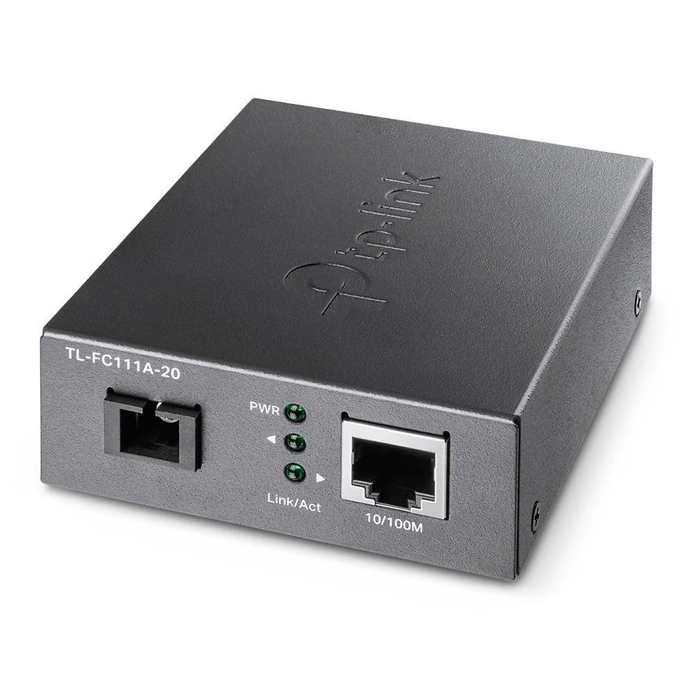 Conversor De Mídia Wdm De 10-100 Mbps Tl-fc111a-20 Smb