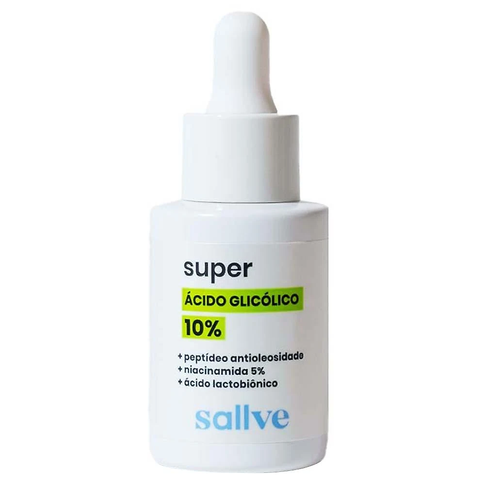 Sérum facial sallve super Ácido glicólico 10% 30ml