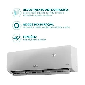 Ar-Condicionado Split Inverter Philco PAC12FC 12.000 BTUs Frio - 220V