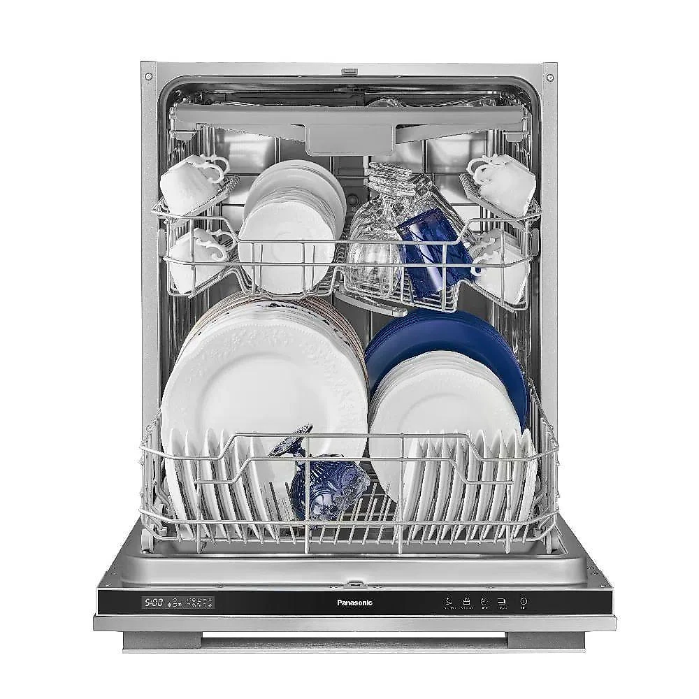 Lava-louças de Embutir Panasonic 15 Serviços e Função Eco Inox - NP-6M2FTKBRP 220V