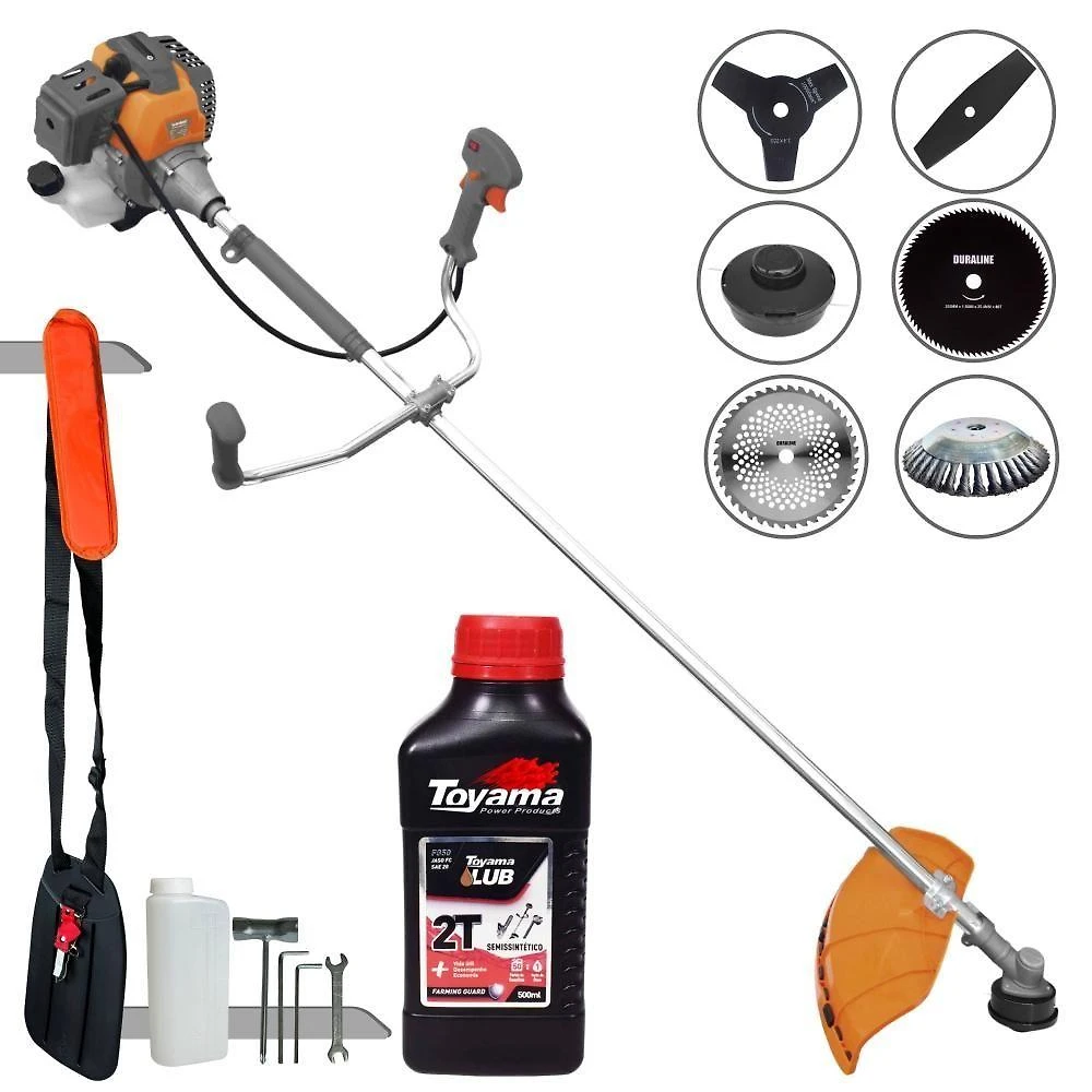 Roçadeira Rl520-p Tekna 52cc 2t 6 Em 1 + óleo Toyama