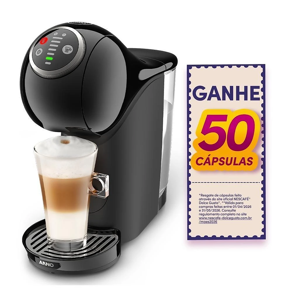 Cafeteira nescafé dolce gusto genio s plus preta 110v
