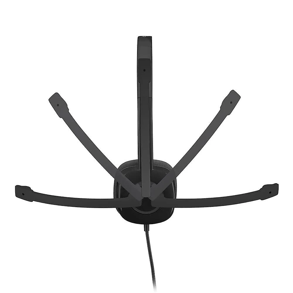 Headset com fio Logitech H151 com Microfone com Redução de Ruído e Conexão 3,5mm - 981-000587