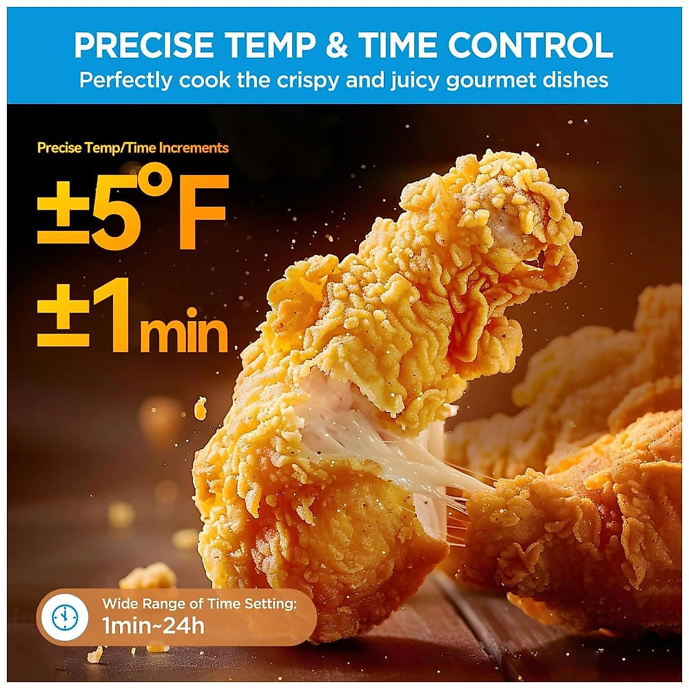 Forno e Fritadeira Elétrica Midea Flexify 10 em 1, 25L, Air Fryer com Portas French Door, 25% mais rápido, 90% menos óleo, aço inox, cozinha 110v
