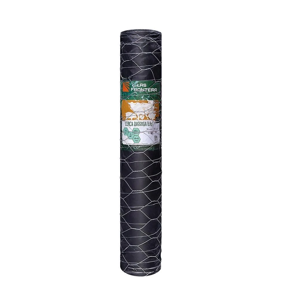 Tela Hexagonal para Chiqueiro e Cerca Ovinos 1mx50m 3 Fio 1,65mm Barriga Verde