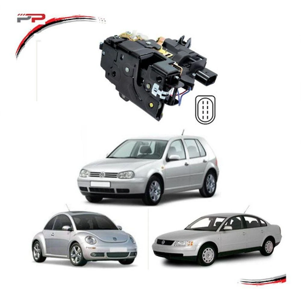 Fechadura Elétrica de Porta Dianteira Esquerda F103 para Volkswagen Golf 1998 a 2006 e Passat 1996