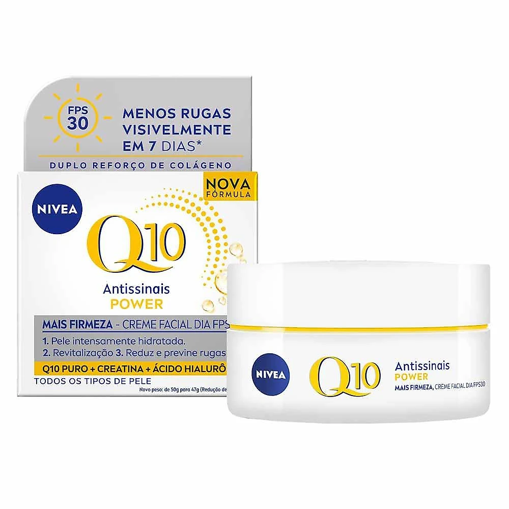 Nivea creme facial antissinais q10 power dia fps 30 50g