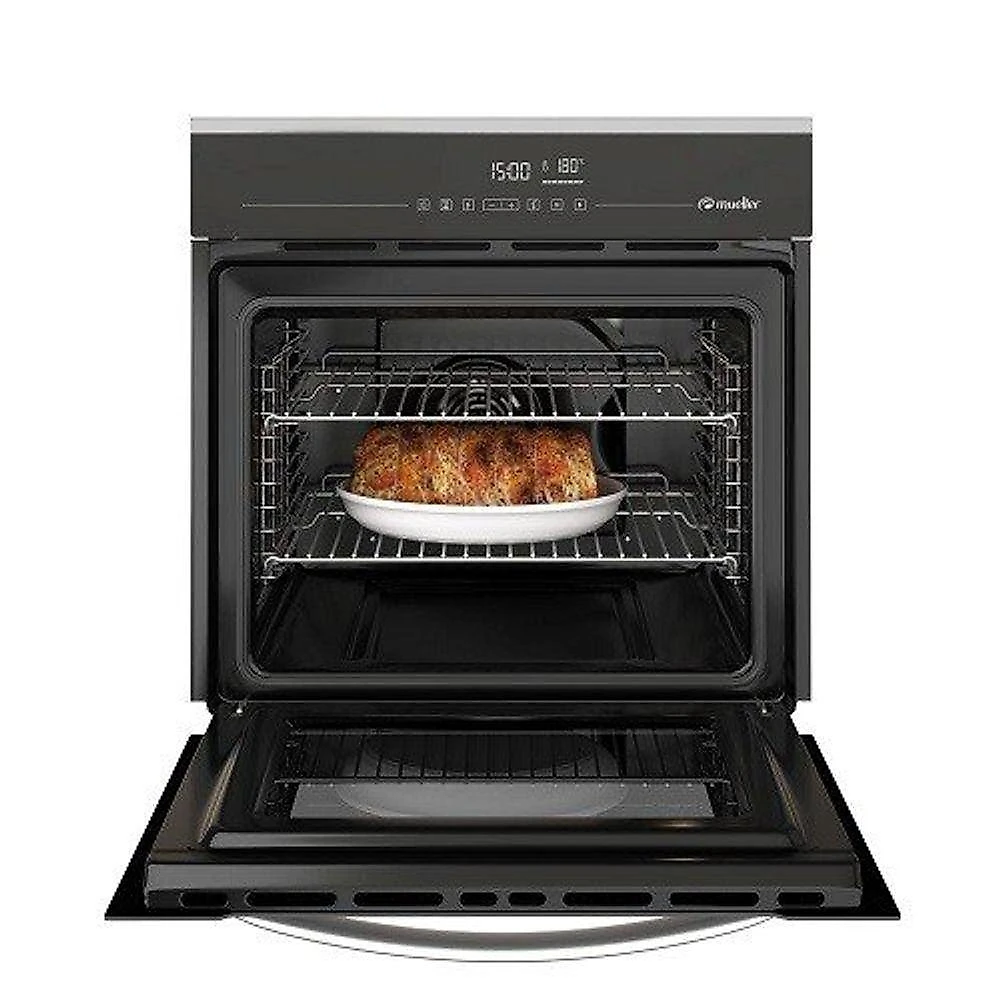 Forno Elétrico Digital De Embutir Mueller Preto 68 Litros Mfe0268g1 220v 220V