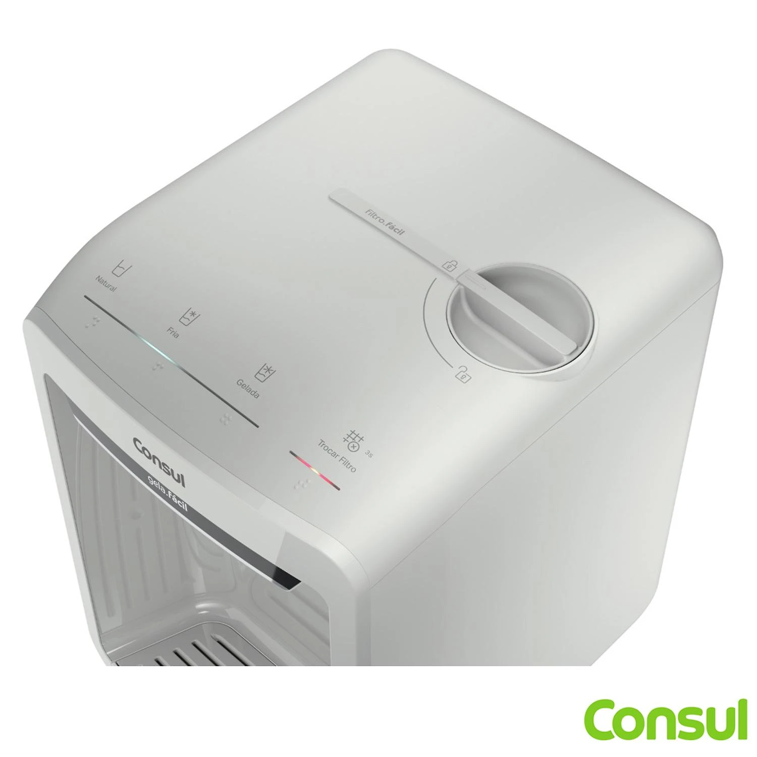 Miniatura Purificador de Água Consul Eletrônico com Refrigeração CPB33AB Bivolt