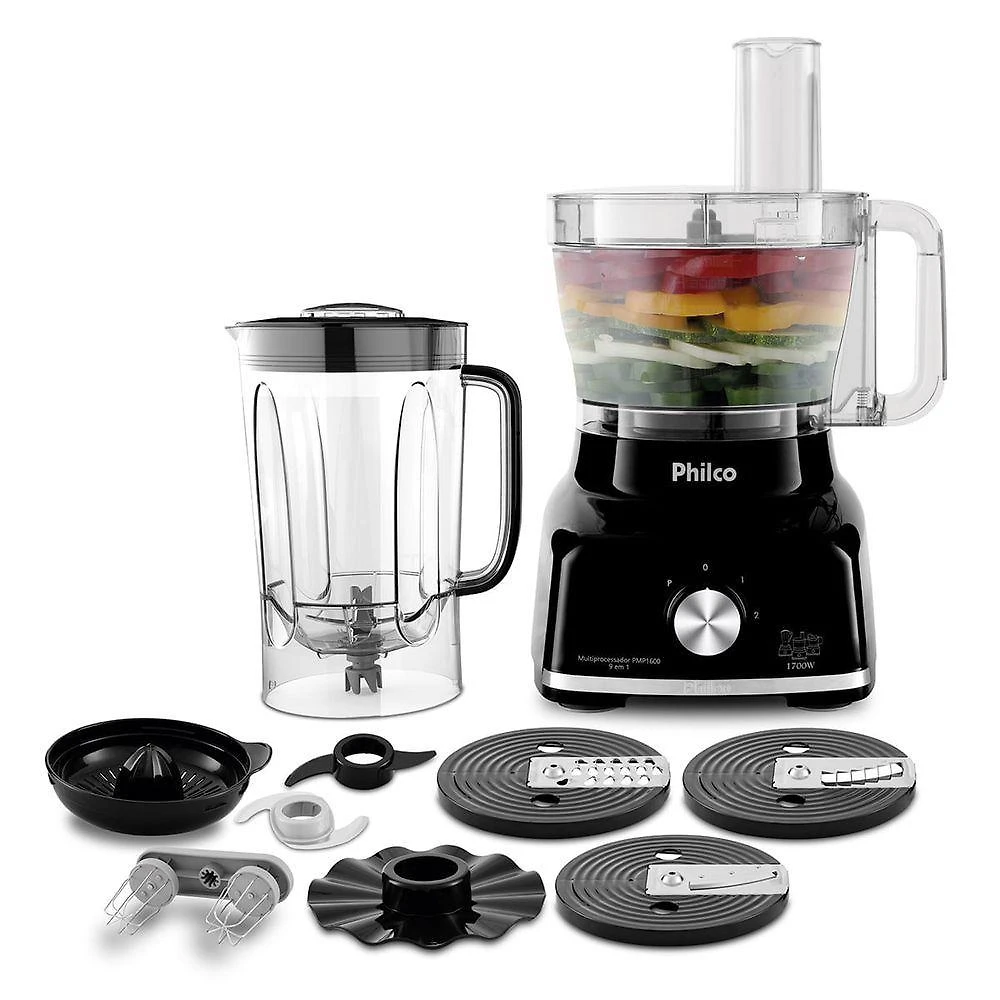 Multiprocessador Philco 9x1 Turbo PMP1600P 1700W 110V