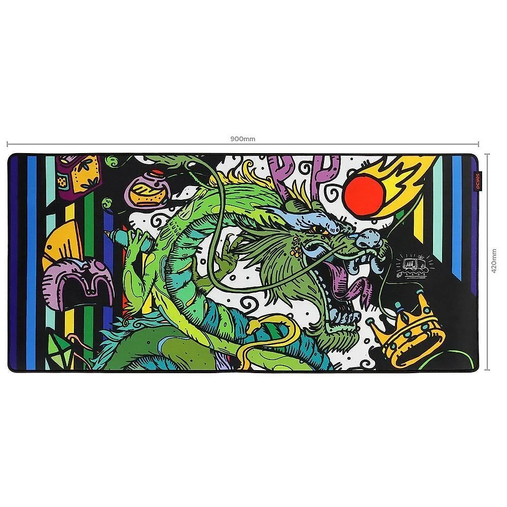 Mouse Pad Gamer Ancient Dragon Extended - 900 X 420mm -...