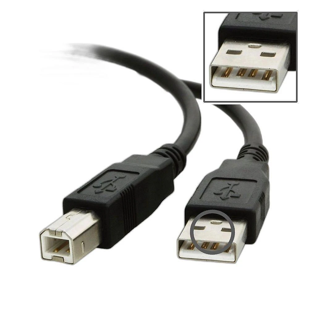 Cabo USB a para USB B 2.0 10 Metros USB a Macho para USB B Macho NWT