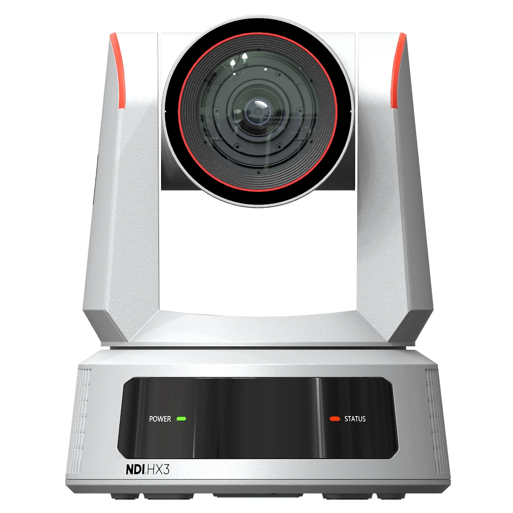 Câmera Robótica PTZ UV470 NDI 31x 4K60 HDMI 12G-SDI USB3.0 POE+ Rastreamento IA (Branca)