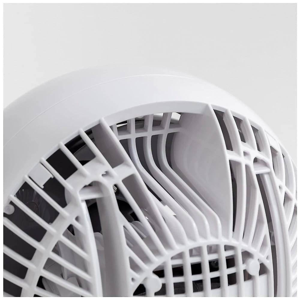 Ventilador Circulador IRIS USA WOOZOO Branco com Controle Remoto, Oscilação 65°, 3 Velocidades, Alcance 1,47 m3, Instrução 6 Ângulos