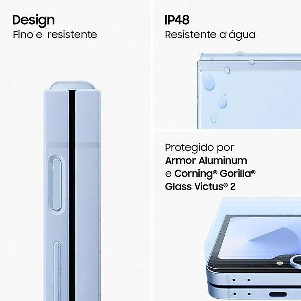 (Usado) Smartphone Samsung Galaxy Z Flip6 256 GB, Azul