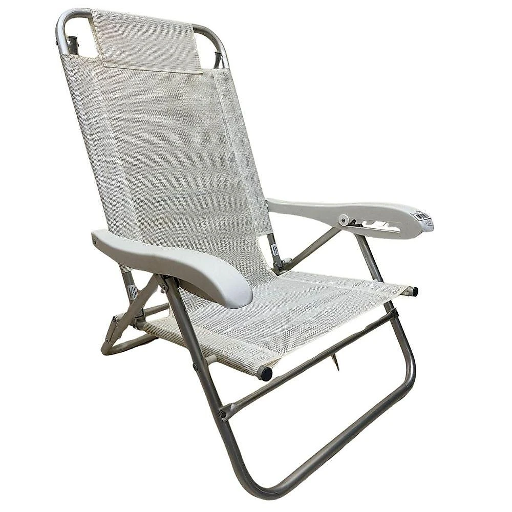 Cadeira Reclinavel Preguiçosa Sanete Ronchetti 120 Kg 05 Pos Cor Branco