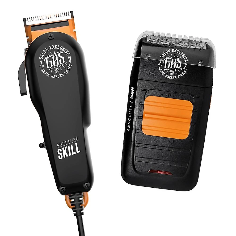 Kit gbs máquina de corte skill e barbeador shaver 127v