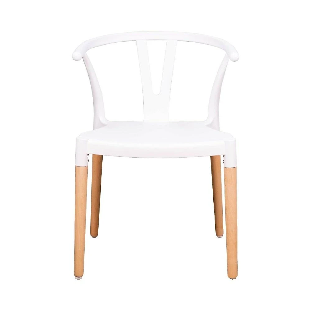 Conjunto 4 Cadeiras Polipropileno Wishbone Yescasa Branco