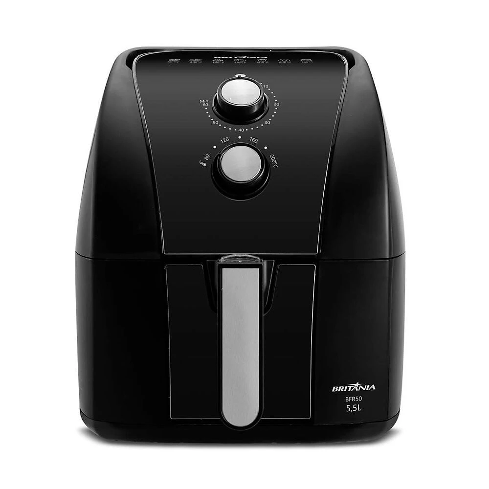 Fritadeira Sem Óleo Britânia, 1500W, 5,5 Litros BFR50