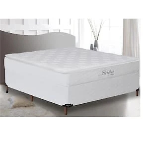 Miniatura Colchão Casal Umaflex Itália com Pillow Top e Molas Ensacadas 26x138x188cm - Branco