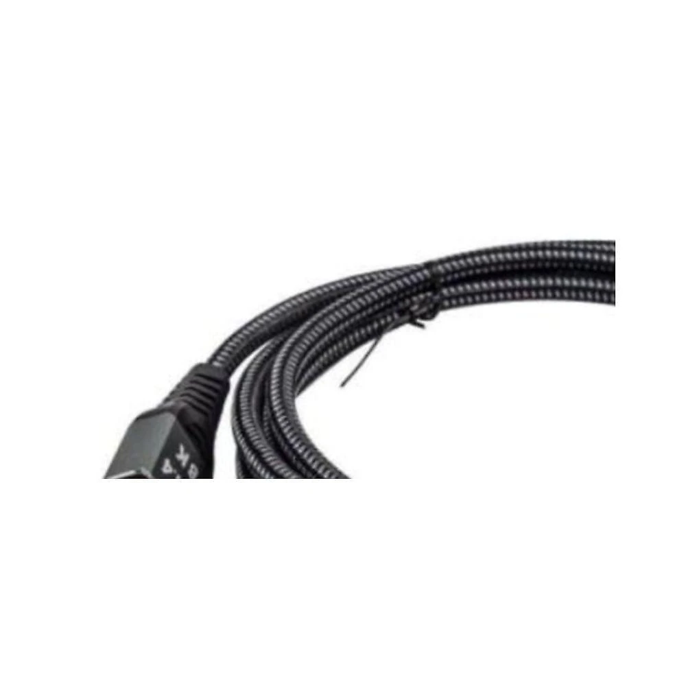 Cabo Displayport Storm Padrão 1.4V com Revestimento em Nylon Preto 5M Fender