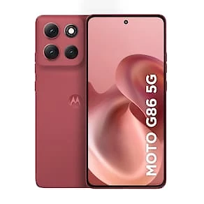 Kit Motorola Moto G86 5G 256GB Vermelho + Fone Moto Buds Loop Sound by Bose