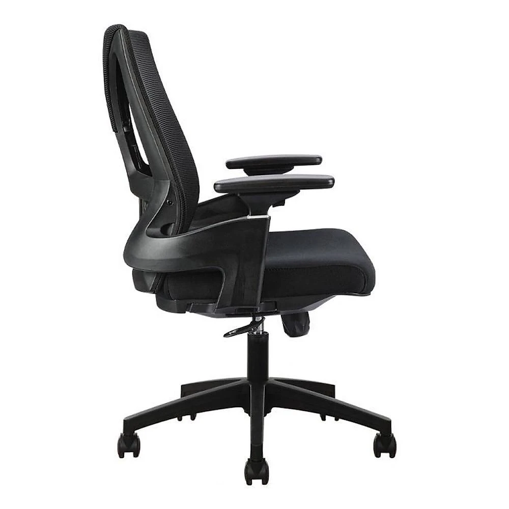 Kit com 4 Cadeiras Office Diretor Toledo com Braços 3D NR17 Kit com 4 Cadeiras Office Diretor Toledo com Braços 3d Office Nr17 Preto