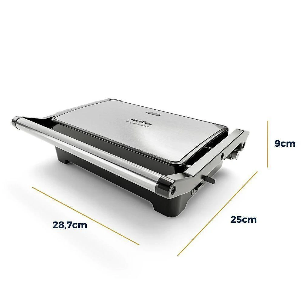Grill e sanduicheira britânia 2 em 1 abertura 180o bgr28a 220v
