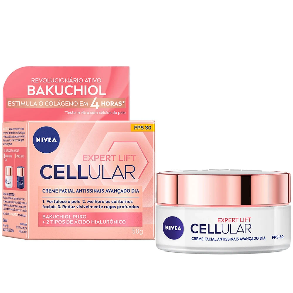 Miniatura Creme Facial Nivea Expert Lift Antissinais Avançado Dia 50ml