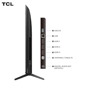 Smart TV TCL 50" 4K QLED UHD 50P7K Google TV 60Hz Processador AiPQ Preta