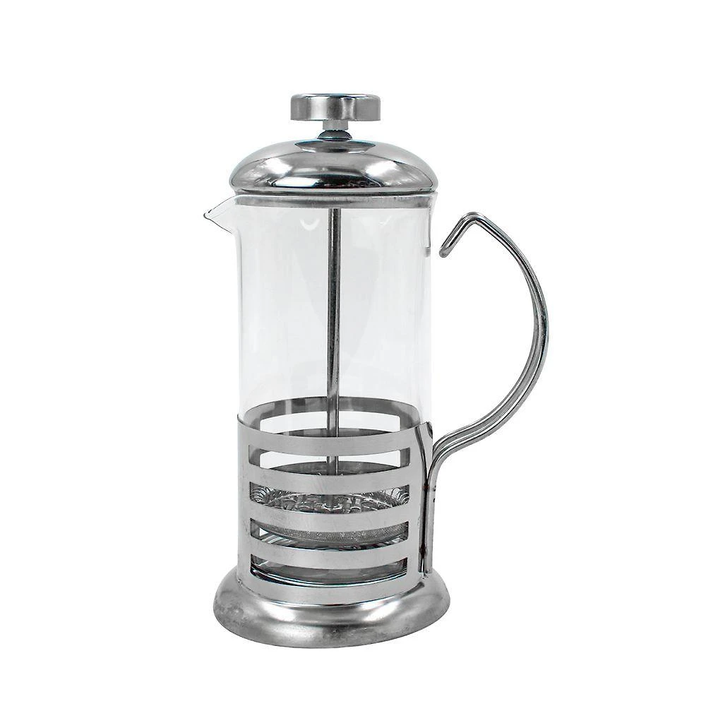 Cafeteira Prensa Francesa Infusor Cremeira Vidro E Aço Inox 350ml Cafe Cha