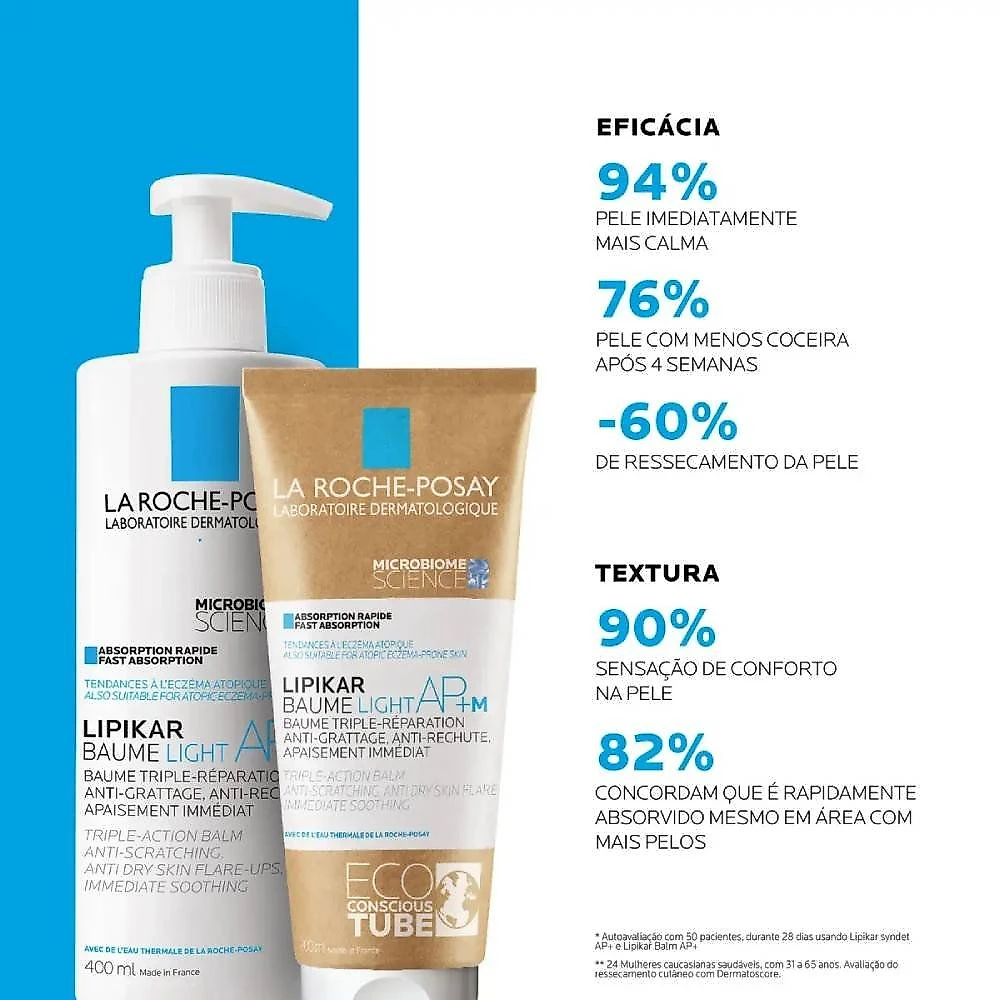 Miniatura Hidratante Corporal La Roche-posay Lipikar Baume Light Ap+m 400ml