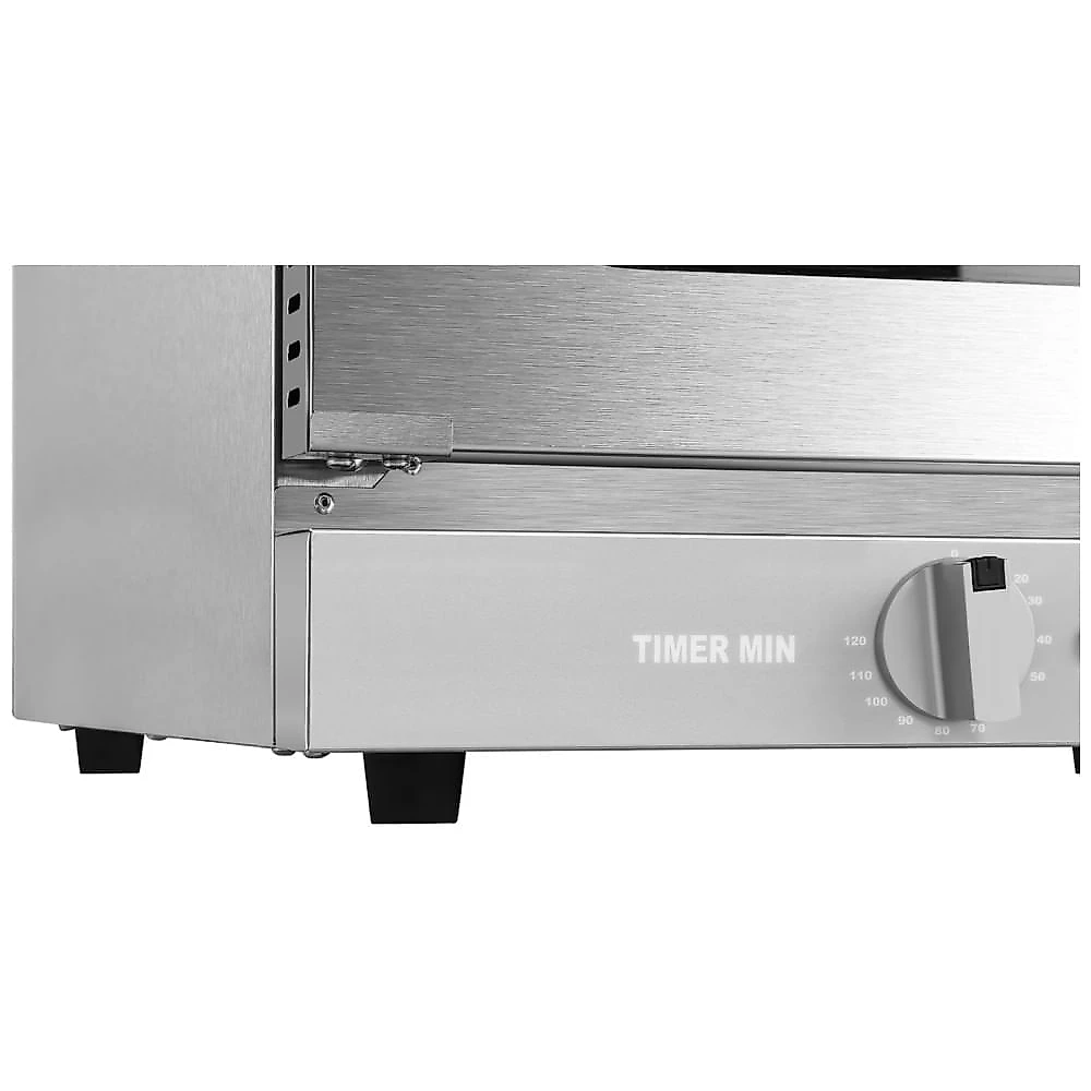 Forno de Convecção Comercial KoolMore para Bancada com 4 Prateleiras e 1600W de Potência em Aço Inoxidável
