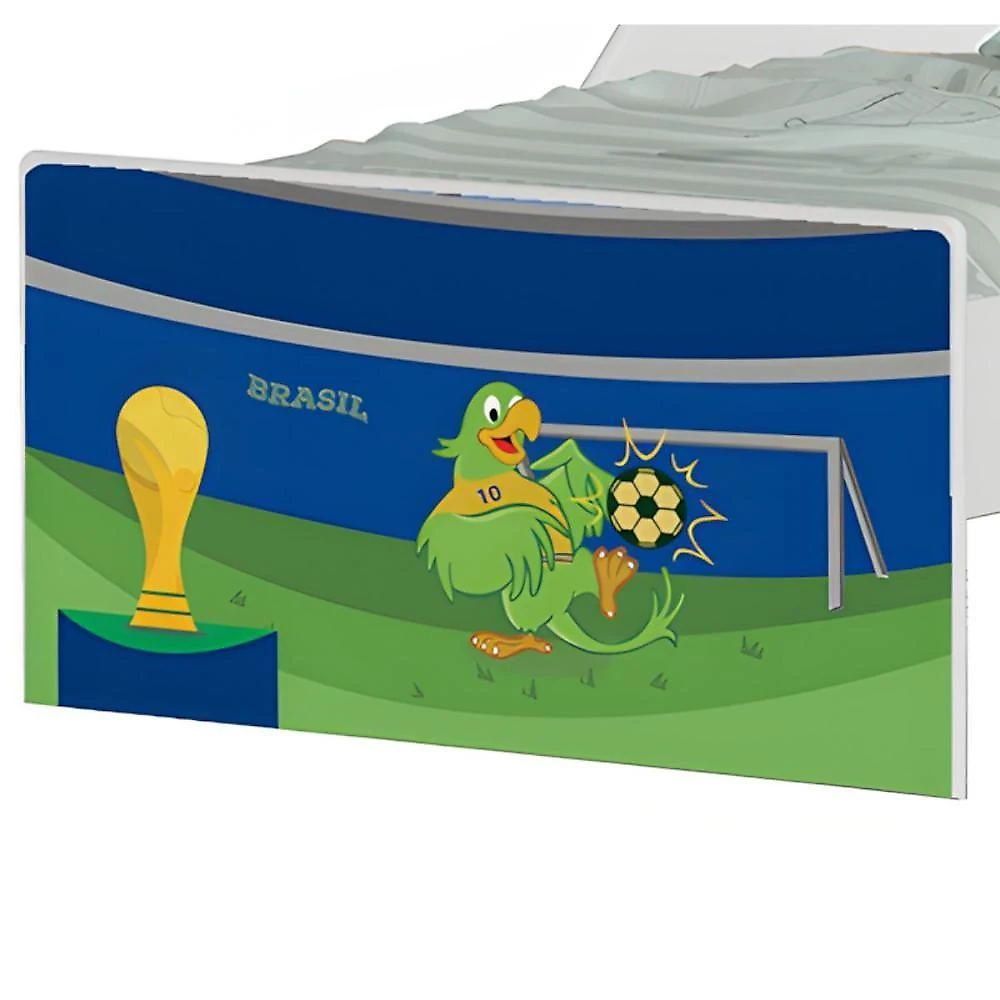 Bi Cama Juvenil Zap Copa Do Mundo Brasil Com Colchões
