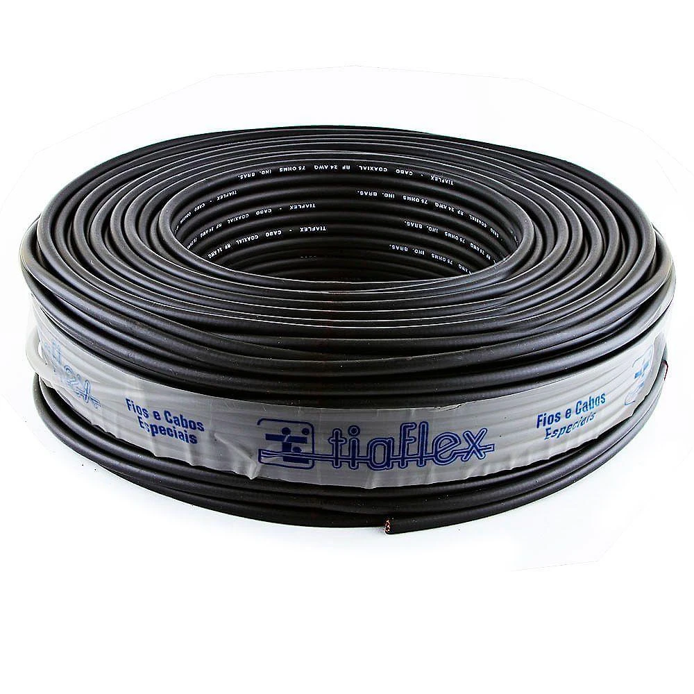 Cabo Coaxial Digital 75 Ohms Blindado Cristal - 75 Metros