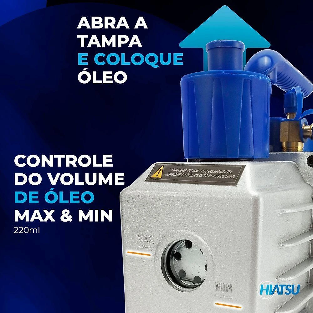 Bomba De Vácuo 7 Cfm - Estagio Simples Bivolt Hiatsu Vph170 único