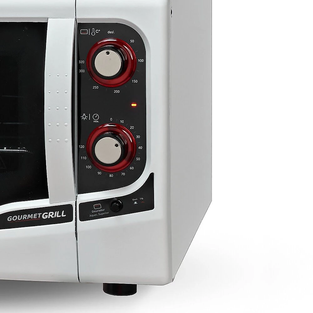 Forno Elétrico Gourmet Grill Autolimpante 44 Litros Fischer Branco - 110V