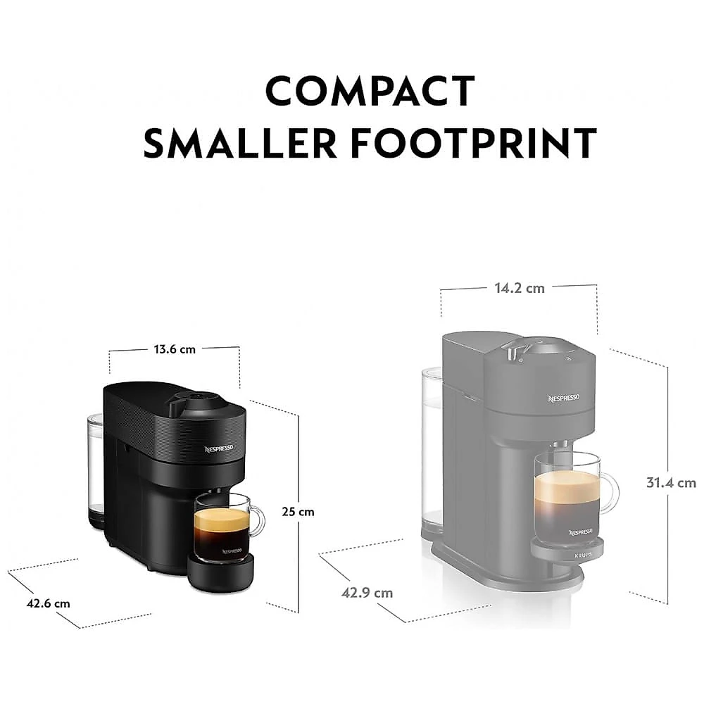 Cafeteira Nespresso Vertuo Pacote Completo com Espumador de Leite e 20 Cápsulas 220V