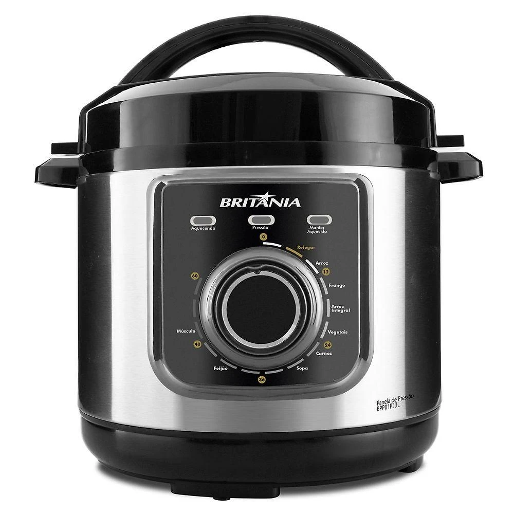 Panela Pressão Multifuncional Bpp01pi 700W Britânia 3L 220V