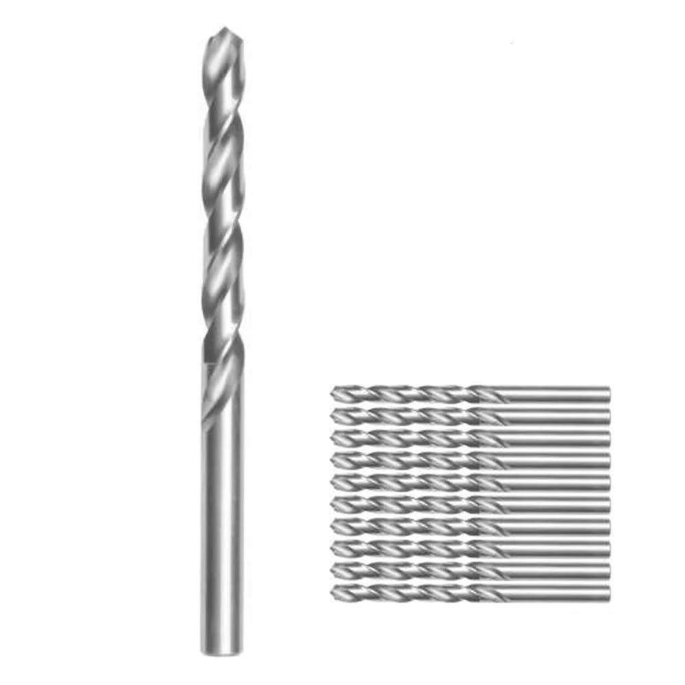 Broca de Aço Rápido 9mm Jogo com 10 Unidades para Perfuração Diversos Materiais Cortag