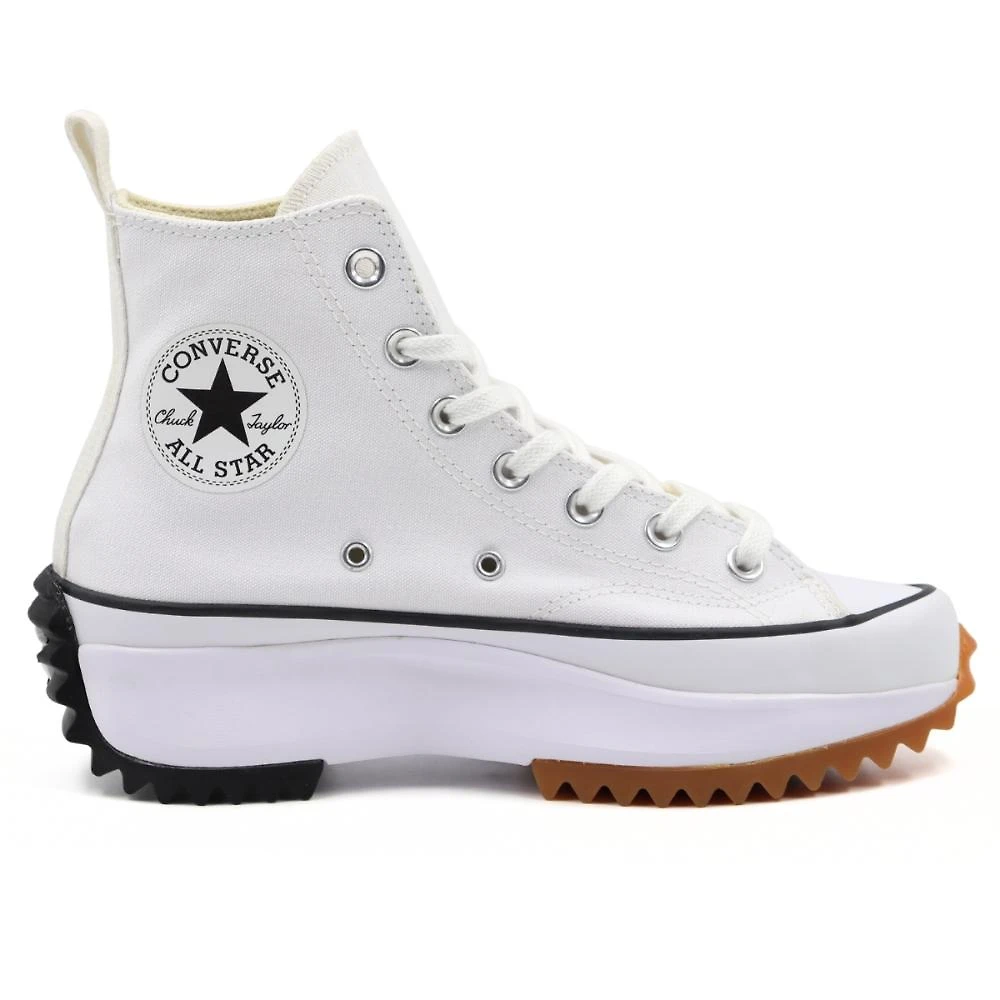 Miniatura Tênis Converse Run Star Hike Cano Alto Feminino BRANCO/PRETO - 34