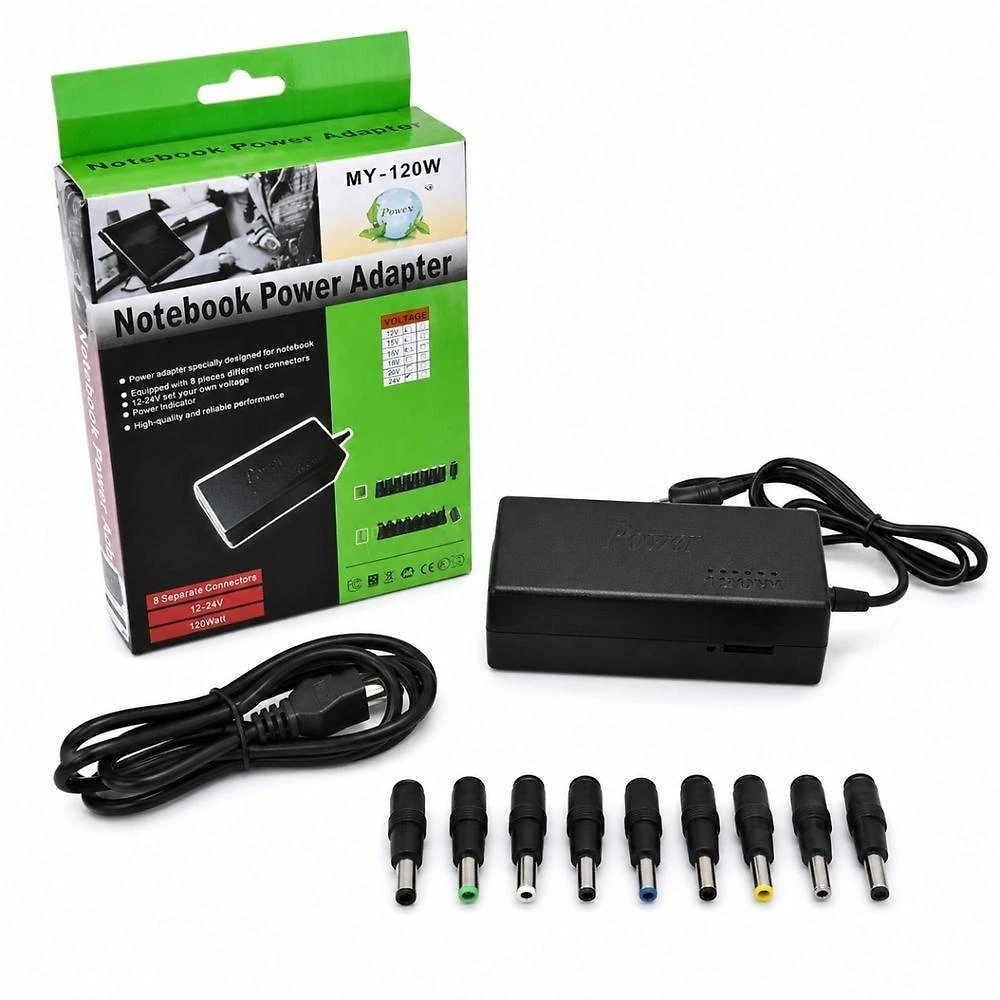 Carregador para Notebook Saída 120W 8 Conectores Universal MDM