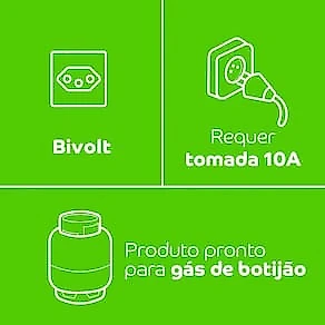 Fogão Consul 4 Bocas CFO4NAR com Mesa de Inox, Acendimento Automático e Design Frente Única Bivolt - Inox