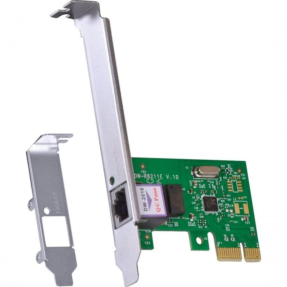 Placa de Rede Pci-E 10-100-1000 PRV1000E com Suporte Low Profile Vinik