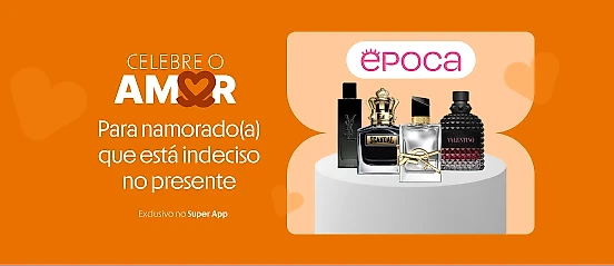Epoca com até 30% de cashback