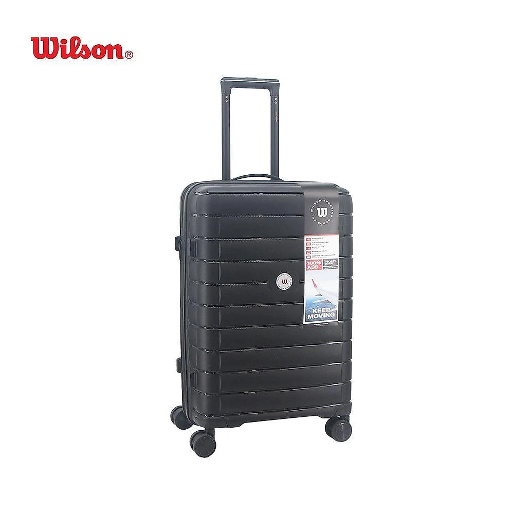 Mala Grande 43L Polipropileno Expansível Viagem Preto Wilson