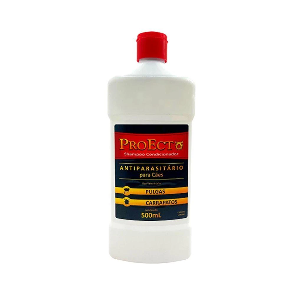 Proecto Shampoo Condicionador Para Cães Contra Pulgas E Carrapatos